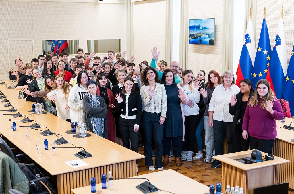 Obisk prostorov Vlade RS in vladne palače